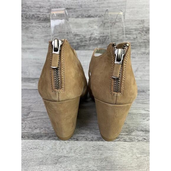 Eileen Fisher Womens Strappy Wedge Sandals Size 9.5 Beige Open Toe - Picture 3 of 8